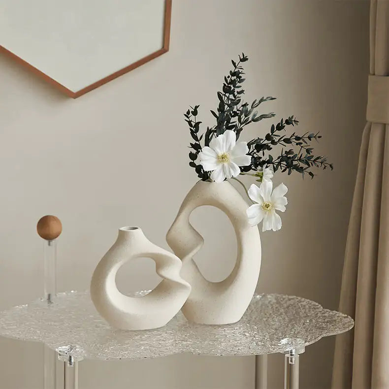 Nordic Serenity Ceramic Vases