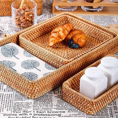 Wicker Woven Storage Fruit Basket