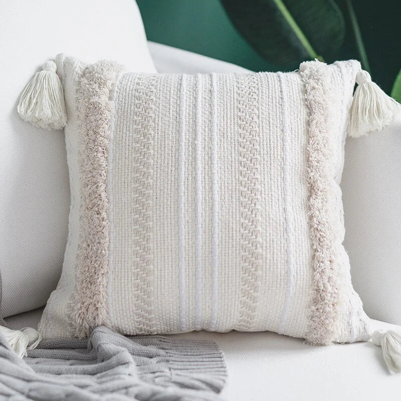 Moroccan Style Cotton Woven Cushion Cover