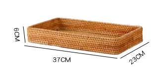 Wicker Woven Storage Fruit Basket