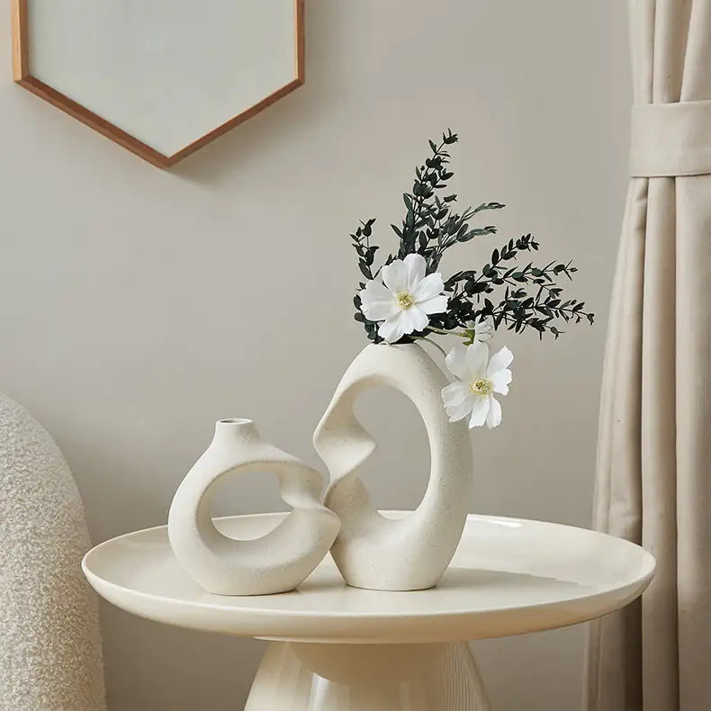 Nordic Serenity Ceramic Vases