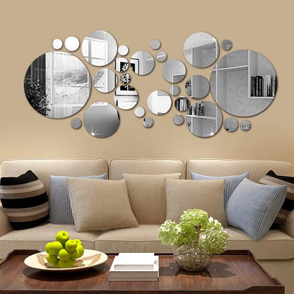 Stunning 3D Mirror Wall Sticker