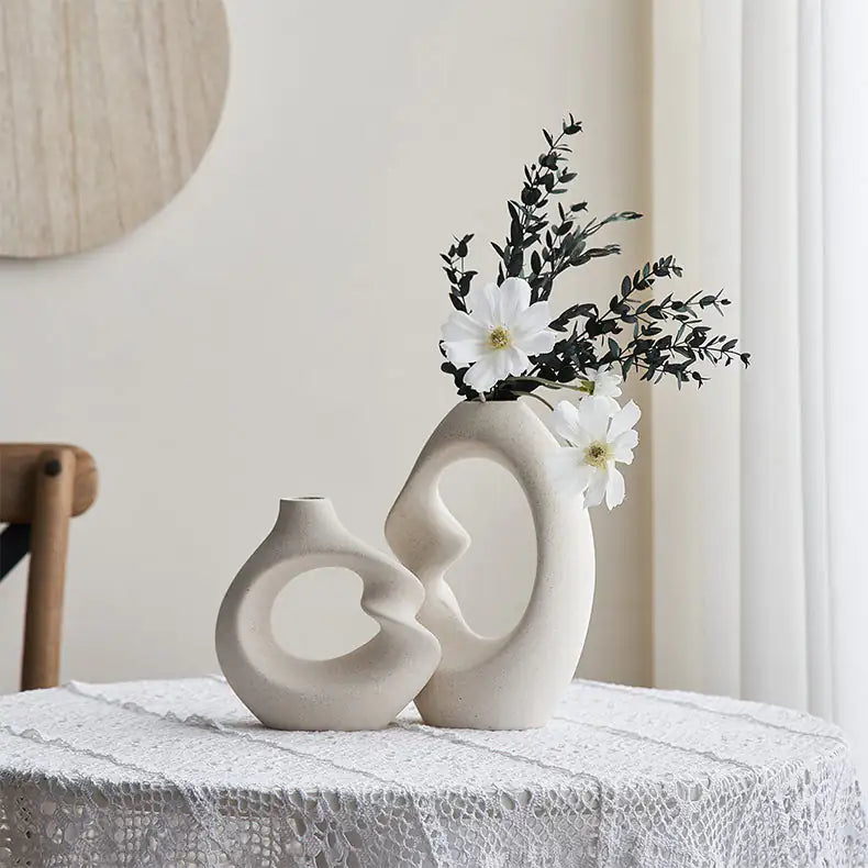 Nordic Serenity Ceramic Vases