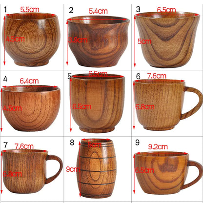 Natural Spruce Wood Cups